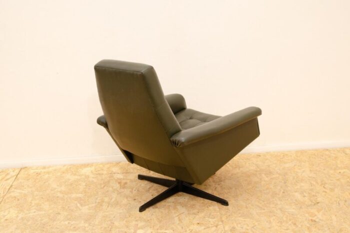 mid century czechoslovak swivel armchair 1970s 4018