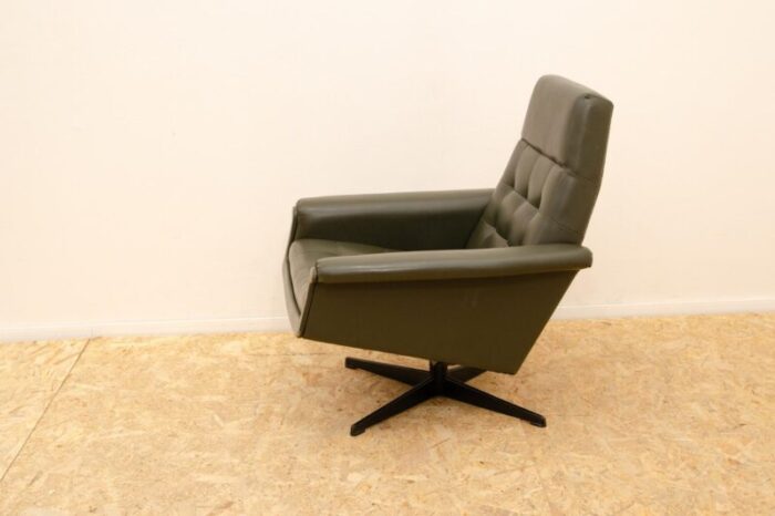 mid century czechoslovak swivel armchair 1970s 5142