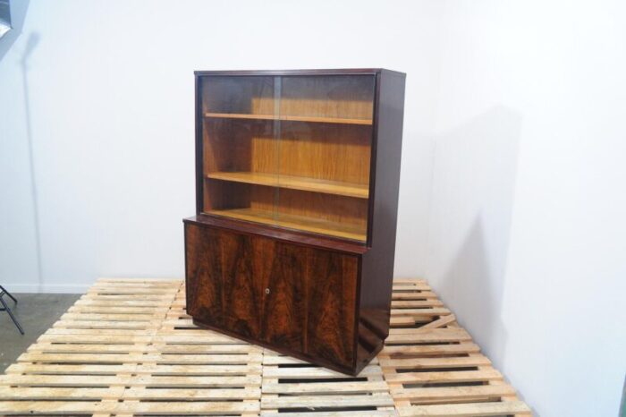 mid century czechoslovakian bookcase by setona 1950s 1440