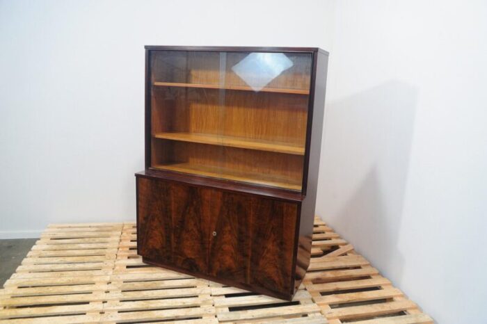 mid century czechoslovakian bookcase by setona 1950s 2062