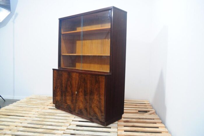 mid century czechoslovakian bookcase by setona 1950s 2193