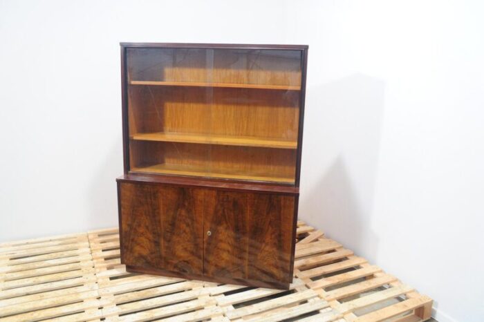 mid century czechoslovakian bookcase by setona 1950s 2316