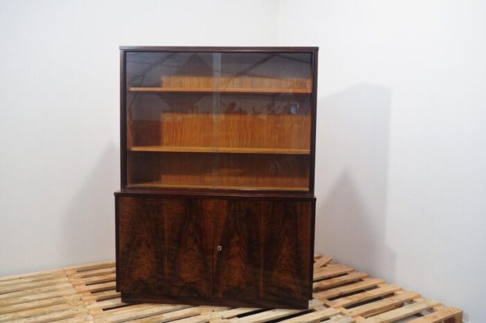 mid century czechoslovakian bookcase by setona 1950s 5407