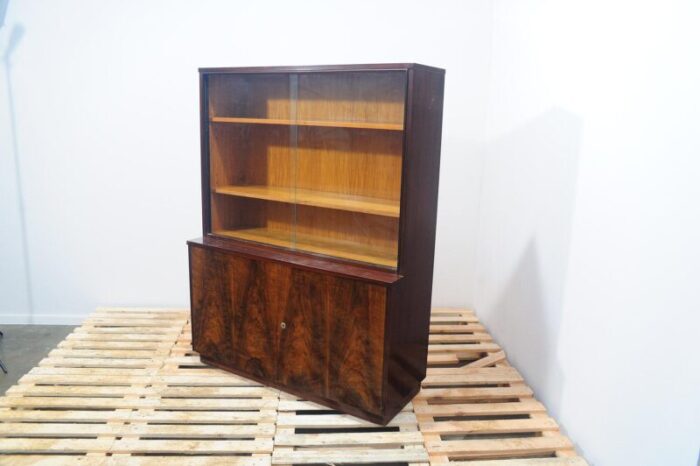 mid century czechoslovakian bookcase by setona 1950s 6160