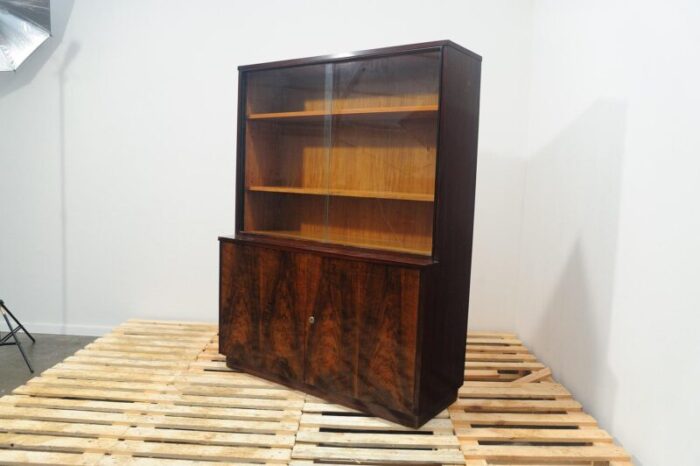 mid century czechoslovakian bookcase by setona 1950s 6883