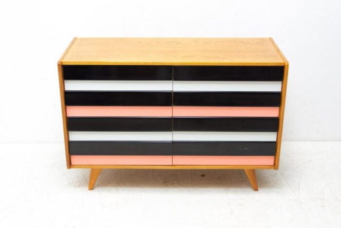 mid century czechoslovakian u 458 chest of drawers attributed to jiri jiroutek 1960s 0214