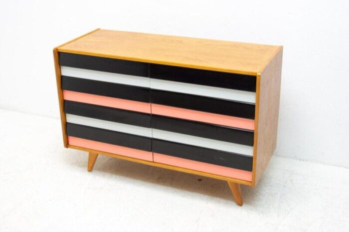 mid century czechoslovakian u 458 chest of drawers attributed to jiri jiroutek 1960s 8263