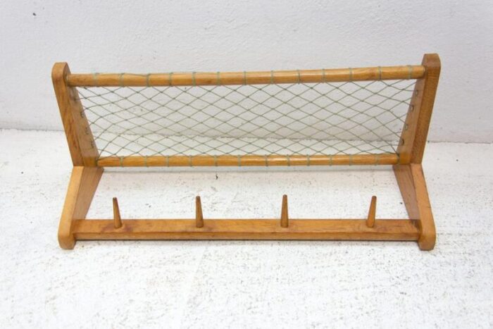 mid century czechoslovakian wall shelf from jizba 1960s 8198