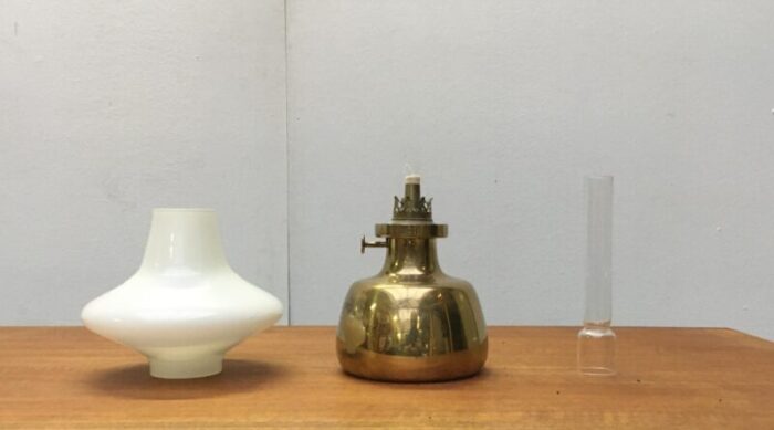 mid century danish model petronella oil table lamp by henning koppel for louis poulsen 1960s 4620