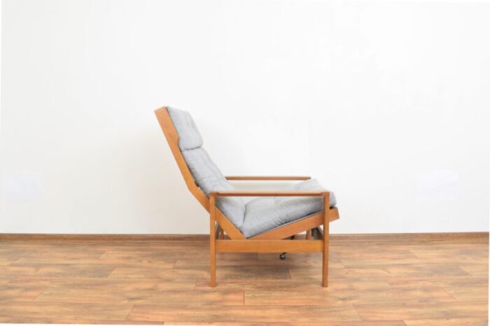 mid century danish oak armchair by leif alring for madsen and schubell 1960s 2401