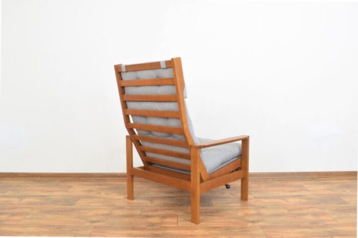 mid century danish oak armchair by leif alring for madsen and schubell 1960s 6764