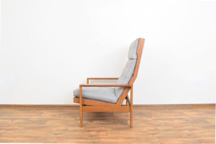 mid century danish oak armchair by leif alring for madsen and schubell 1960s 7080