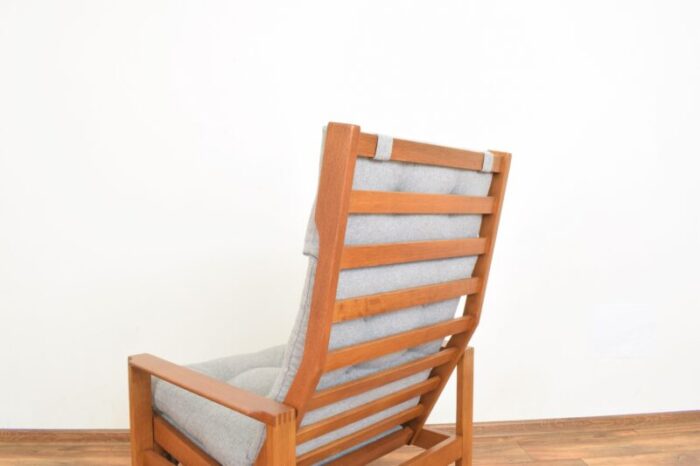 mid century danish oak armchair by leif alring for madsen and schubell 1960s 9131