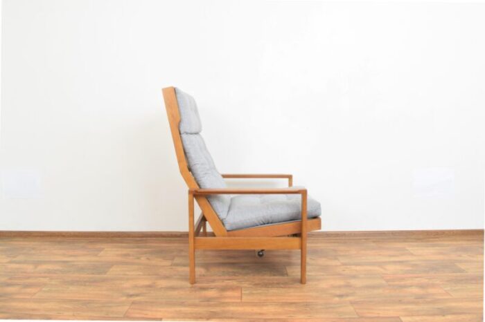 mid century danish oak armchair by leif alring for madsen and schubell 1960s 9422