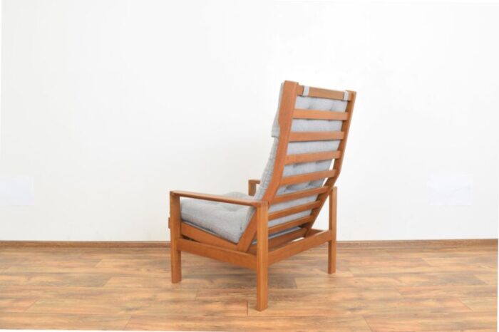 mid century danish oak armchair by leif alring for madsen and schubell 1960s 9907