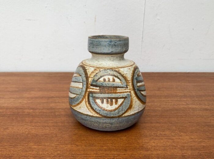 mid century danish stoneware vase from soholm 1960s 12