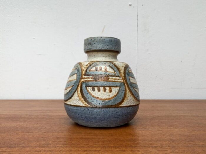 mid century danish stoneware vase from soholm 1960s 14