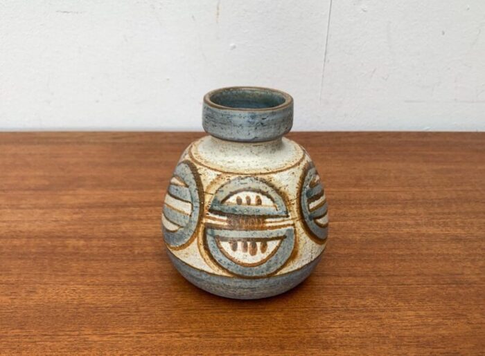 mid century danish stoneware vase from soholm 1960s 3