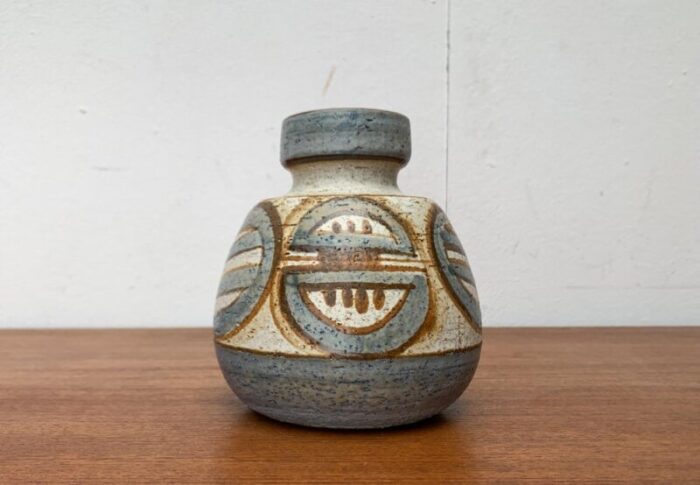 mid century danish stoneware vase from soholm 1960s 4