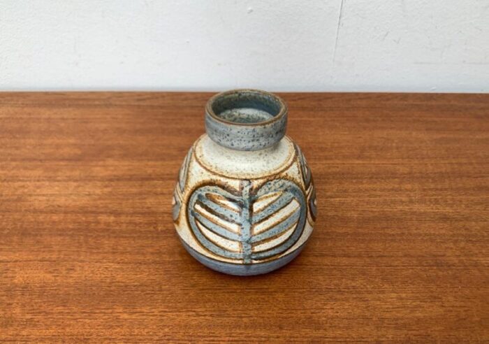 mid century danish stoneware vase from soholm 1960s 5