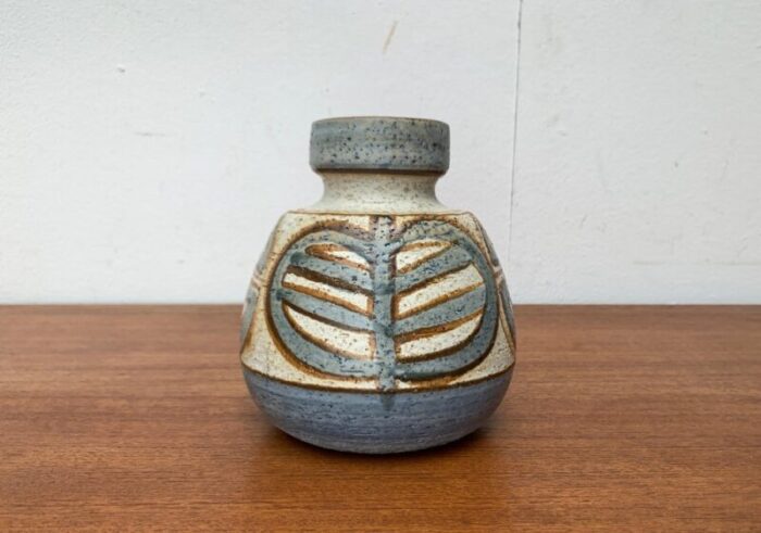 mid century danish stoneware vase from soholm 1960s 6