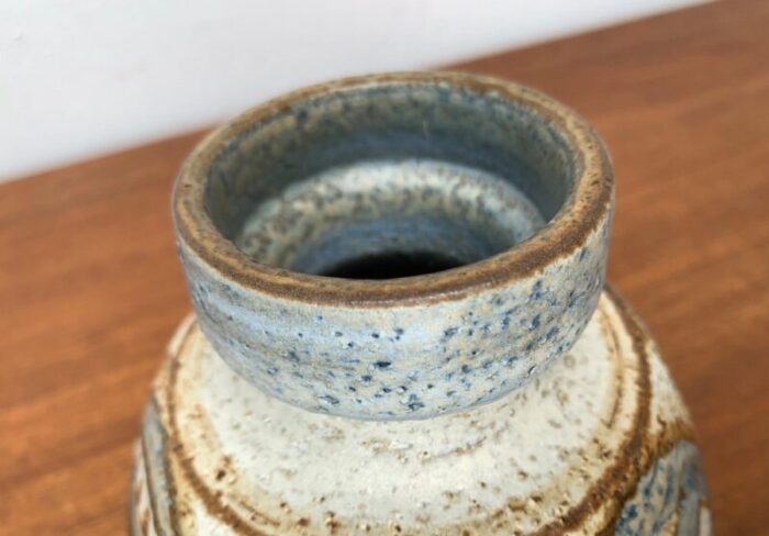 mid century danish stoneware vase from soholm 1960s 8