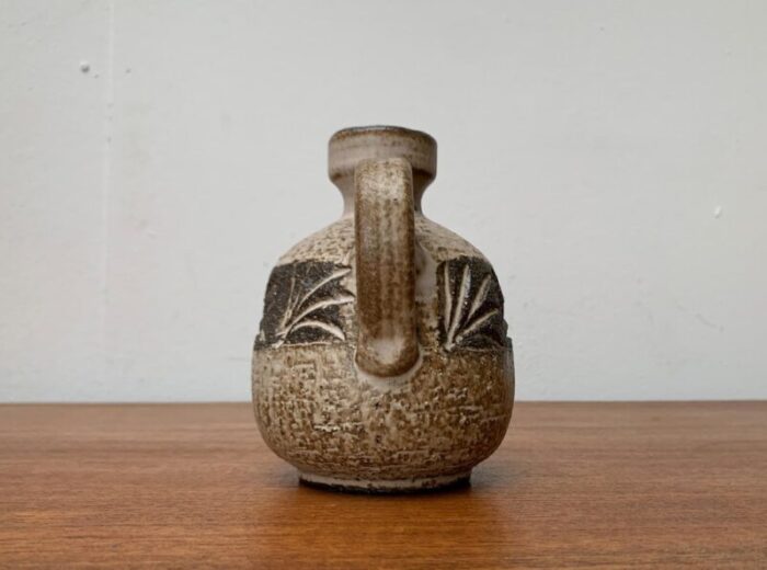 mid century danish studio pottery carafe vase from lovemose denmark 1960s 10