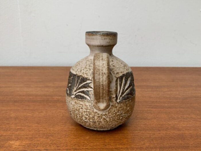 mid century danish studio pottery carafe vase from lovemose denmark 1960s 9