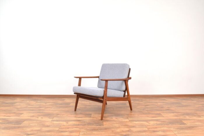 mid century danish teak armchair 1960s 0989