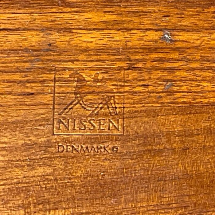 mid century danish teak bowl by richard nissen for nissen denmark 1960s 0759