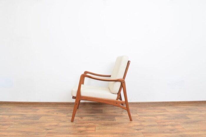 mid century danish teak lounge chair 1960s 3564