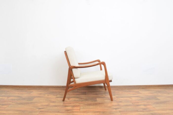 mid century danish teak lounge chair 1960s 7352