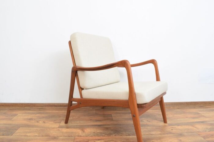 mid century danish teak lounge chair 1960s 7584