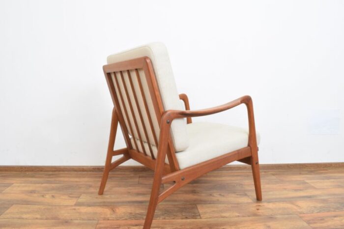 mid century danish teak lounge chair 1960s 8721