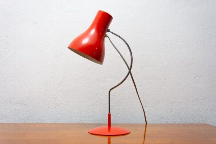 mid century desk lamp by josef hurka for napako 1960s 8273