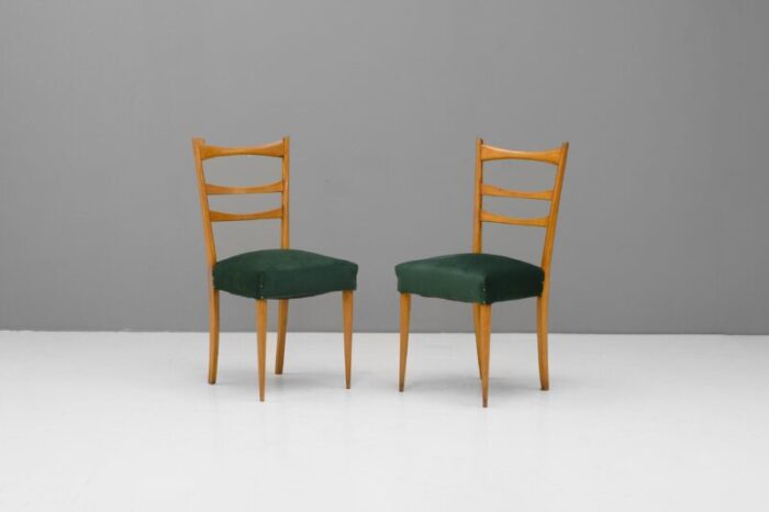 mid century dining chairs 1960s set of 4 6209