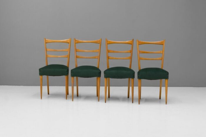 mid century dining chairs 1960s set of 4 8303