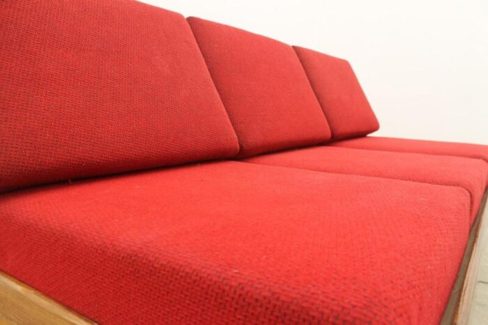 mid century folding sofa attributed to mier czechoslovakia 1960s 2061