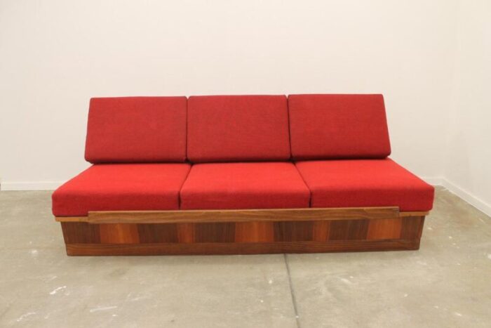 mid century folding sofa attributed to mier czechoslovakia 1960s 4144