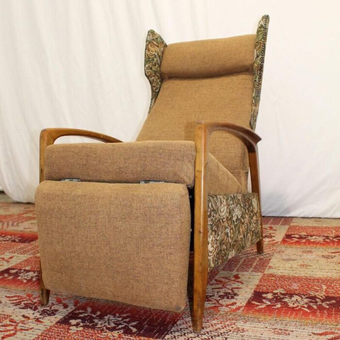 mid century german reclining chair 1970s 7117