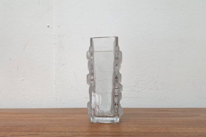 mid century german space age bubble glass vase by from gral 1960s 19