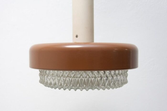 mid century hanging lamp czechoslovakia 1970s 3297