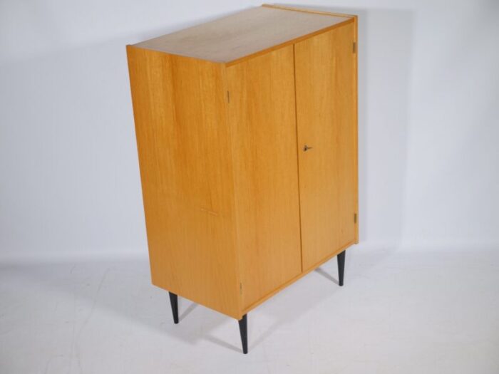 mid century highboard in beech wood 1960s 3829