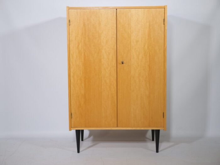 mid century highboard in beech wood 1960s 5313