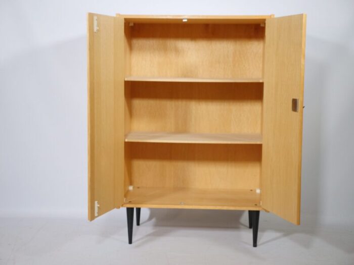 mid century highboard in beech wood 1960s 8539