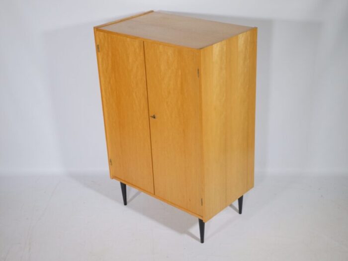 mid century highboard in beech wood 1960s 9135