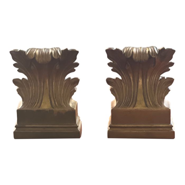 mid century italian neoclassical bookends a pair 5471