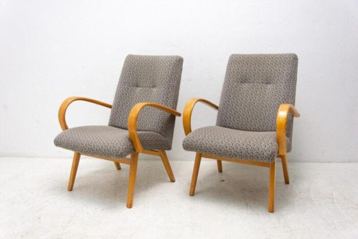 mid century lounge chairs by jaroslav smidek 1960s set of 2 1878