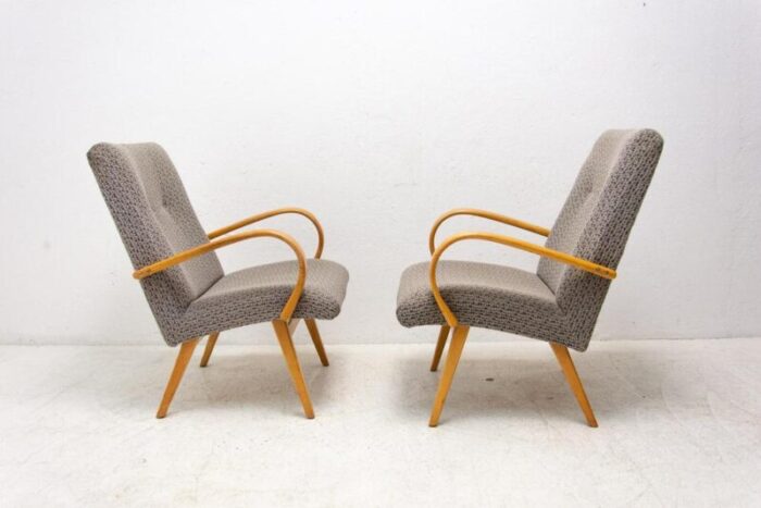 mid century lounge chairs by jaroslav smidek 1960s set of 2 3252