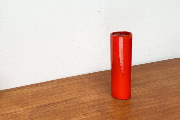 mid century minimalist wgp west german pottery vase from marschner kunsttoepferei 1960s 4